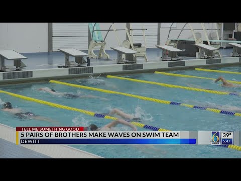 5 pairs of brothers make waves on swim team