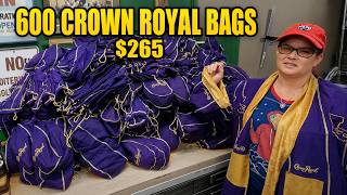 We Bought 600 Crown Royal Bags for $265 + a Custom Crown Royal Robe
