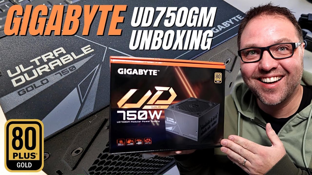 Fully Modular Power Supply: GIGABYTE UD750GM 750W Unboxing and Overview 