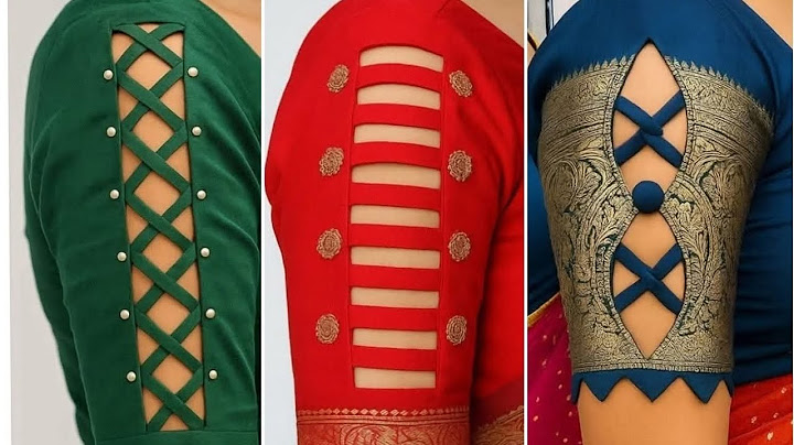 💯👌Beautiful Blouse Sleeves designs/New Latest baju astin ka designs/blouse neck design बाजू डिजाइन