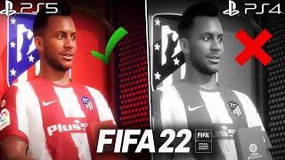 4 GRANDES DIFERENCIAS ENTRE LA VERSIÓN DE PS4 Y PS5 DE FIFA 22.