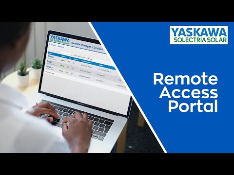 Yaskawa Solectria Solar Remote Access Portal