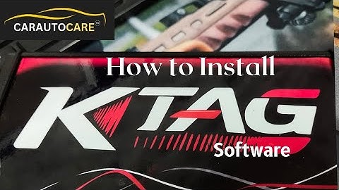 #ktag#carautocare#ecm Ktag software installation (step by step)