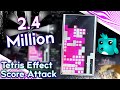 Tetris Effect Score Attack - Crazy New Record 2.4 Million