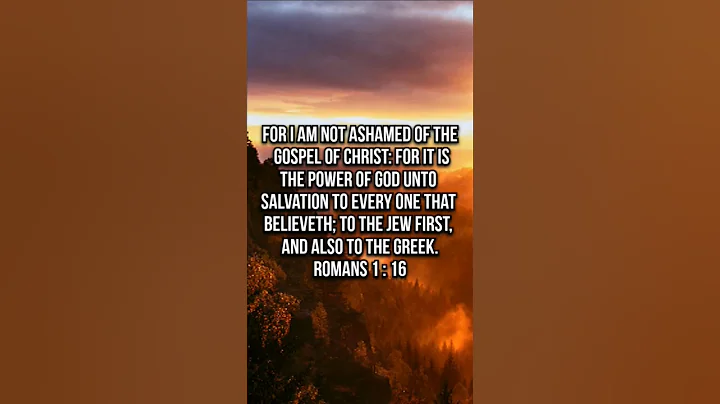 THE POWER OF THE GOSPEL - Romans 1:16-21 #gospel #romans #godhead #salvation