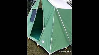Vintage Pup Tent & Cabin Tent 70s-80s | [ Rebellion Smokey ] MY 2021