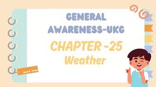 GENERAL AWARENESS-C | CH-25 : WEATHER