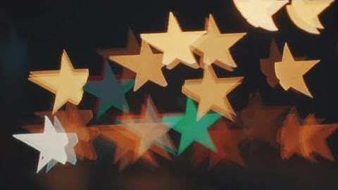 Star Bokeh Stock Video