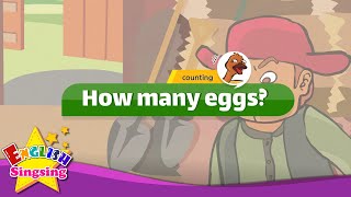 the goose with the golden eggs how many eggs counting english story for kids