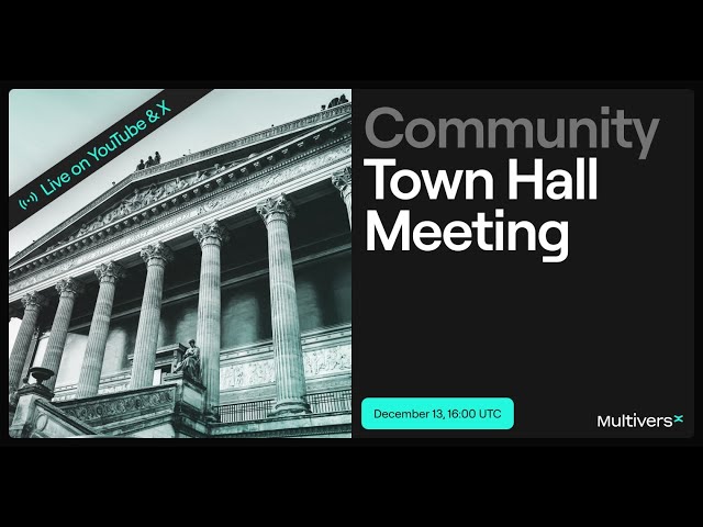 MultiversX Town Hall | December 2023