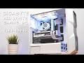 Gigabyte All WHITE Theme PC Build 2021 I Z590 Vision G I RTX 3070 Vision OC 8G I TD500  - Time Lapse