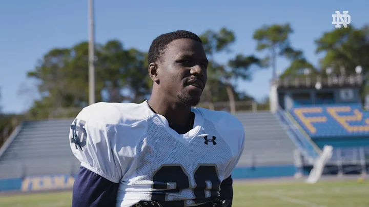 TaRiq Bracy | Gator Bowl Post Practice | Notre Dam...