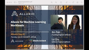 Alluxio for Machine Learning Workloads