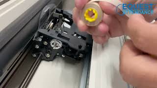 How To Change Correction Tape AX150 Nakajima Typewriter Lift Off Tape Cara Tukar