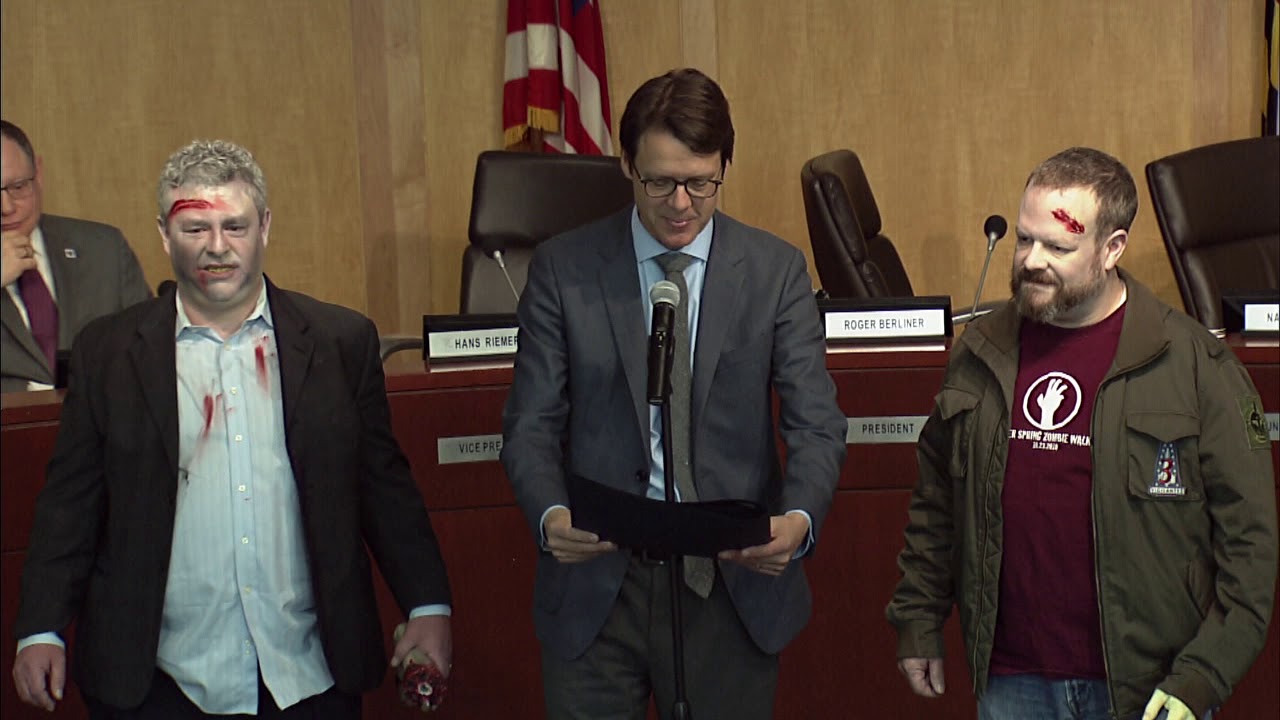Proclamation Recognizing Silver Spring Zombie Walk YouTube