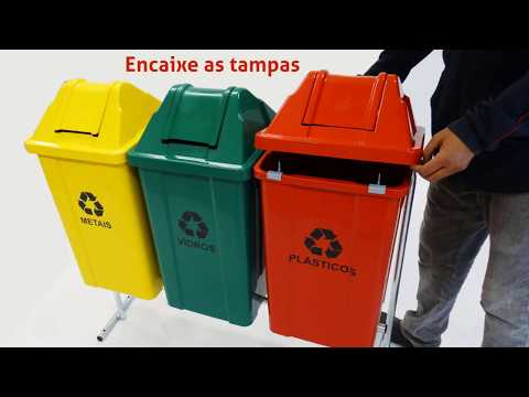 Vídeo: Diretrizes Para Instalação De Latas De Lixo Em Pátios