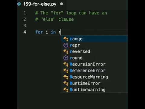 The "for" loop can be equipped with the "else" clause, that will be execeuted if the loop ends norly