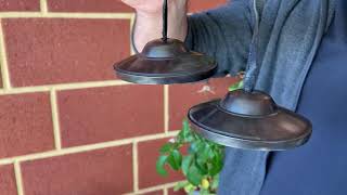 Tingsha Bell Sound Recording- Black Antique Style- Peace Eye Trade