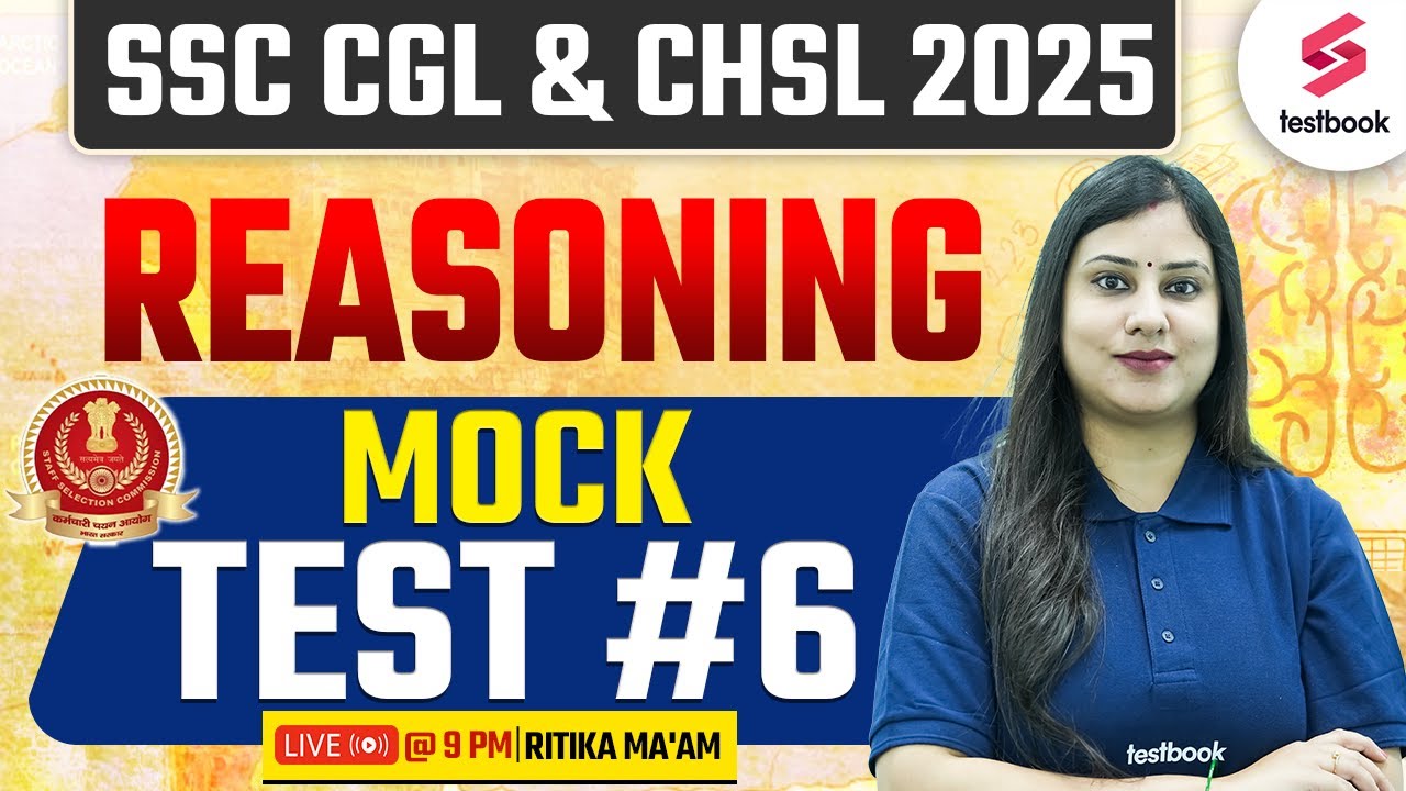 SSC CGL CHSL 2025 | SSC CGL & CHSL Reasoning Class by Ritika Ma'am ...