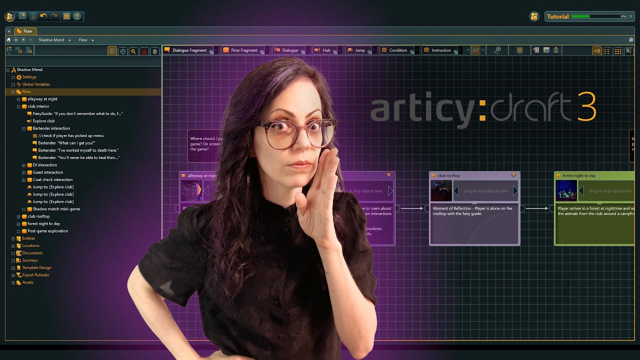 Planning Your Narrative VR Game with articy:draft 3 - YouTube