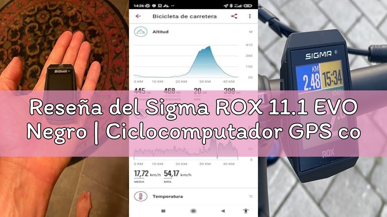 Reseña del Sigma ROX 11.1 EVO Negro | Ciclocomputador GPS con 150 Funciones | Compatible con E-Bike
