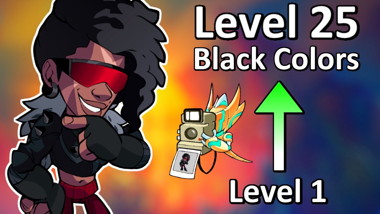 Level 25 ️ Black Colors SIDRA!!! (49/50 Legends) • Brawlhalla 1v1 ...