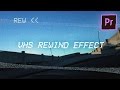 Premiere pro vhs vcr glitch rewind effect tutorial  how to