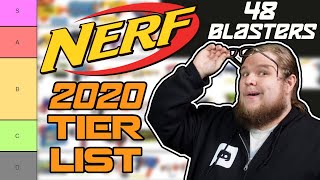 THE 2020 NERF BLASTER TIER LIST - EVERY BLASTER RANKED
