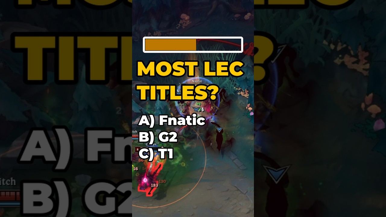 LoL Esport Quiz #leagueoflegends