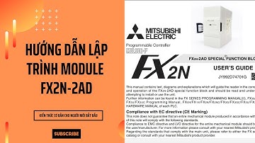 HƯỚNG DẪN LẬP TRÌNH MODULE ANALOG FX2N-2AD