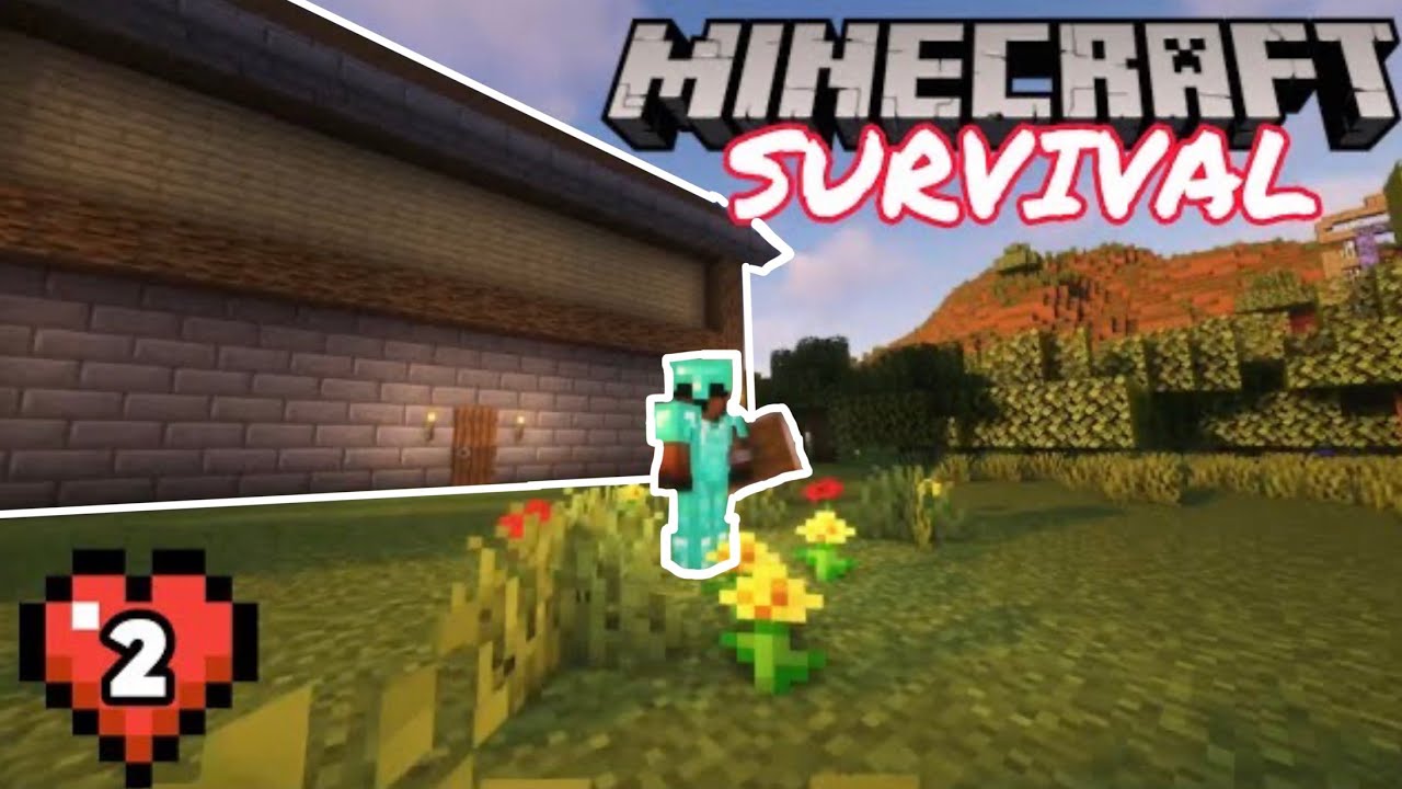 I Built a House! - Minecraft Survival - Episode 2 - YouTube