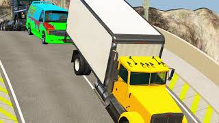 Crash Test sur Méga Rampe / BeamNG Drive jeu de voiture screenshot 5