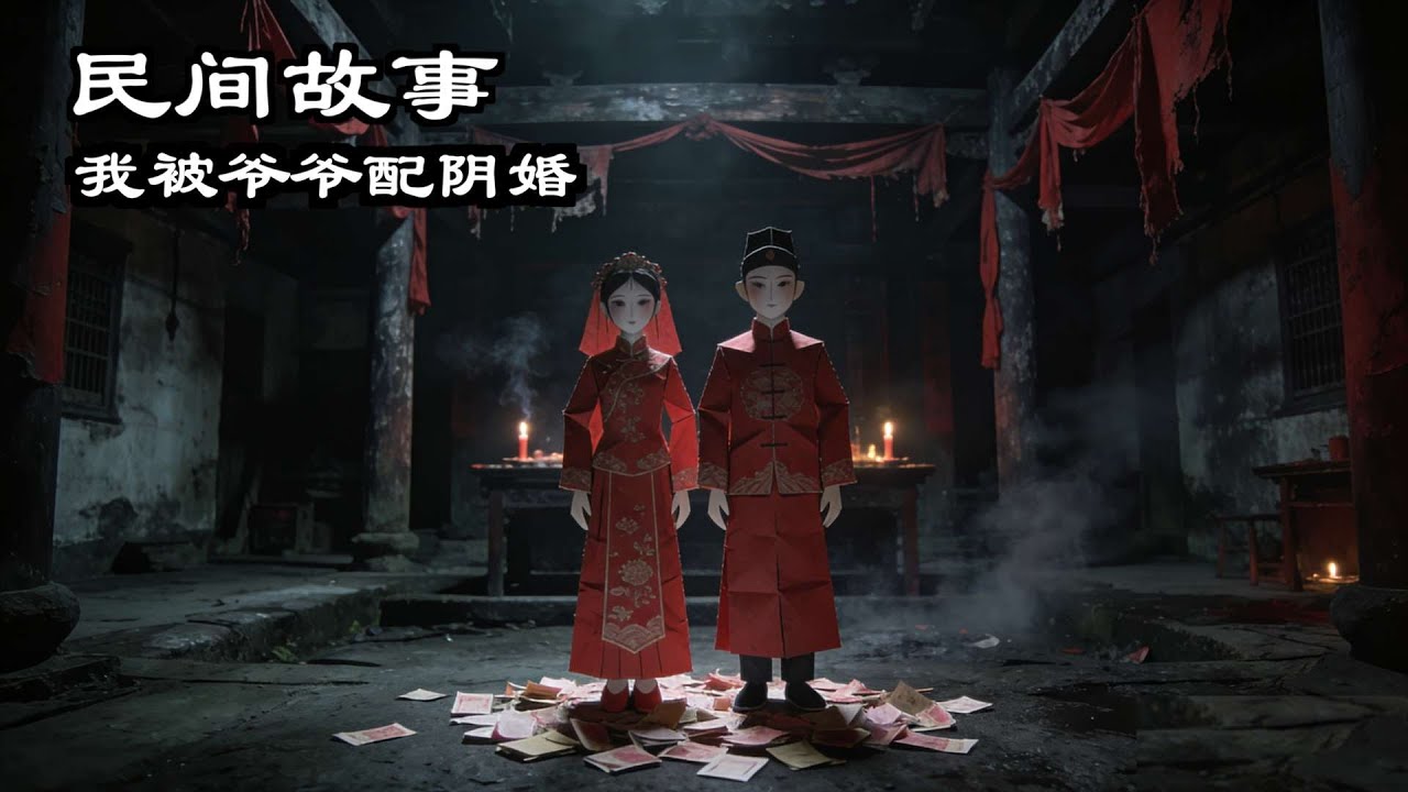 民间故事：我被爷爷配阴婚....#故事分享 #動漫 #恐怖