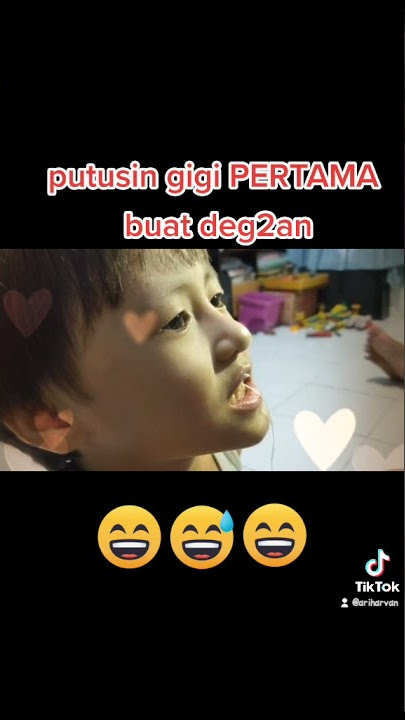 copot eh copot copot gigi nya di copot copot #gigi #pertama  #copot  #seneng