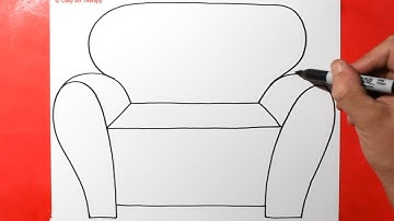 Daily Line Illusion | 3D Sofa Abstract Pattern / Spiral Drawing / Satisfying / Art Therapy