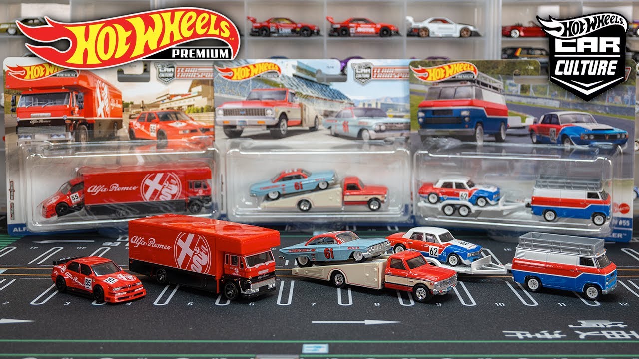 Hot Wheels 2023 Team Transport Mix B - Licensed Chevy Hauler! - YouTube