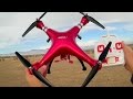 Syma X8HG Large Altitude Hold Camera Drone Flight Test Review