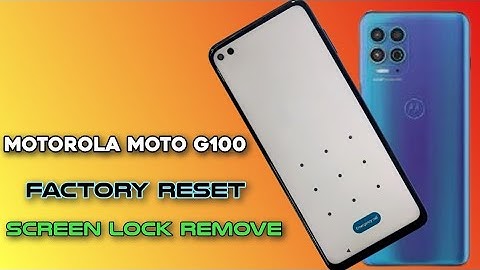 Motorola Moto G100 Factory Reset / Screen Lock Remove ✅ 2025