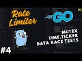 Golang Concurrency. Learn Mutexes with Data Race Tests by building Rate Limiter.