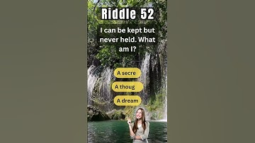 Riddle 52 | What do you hold back? #facts #brainteasers #quiztime #logicpuzzles #brainteaser #puzzle
