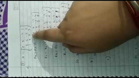 Basis of Row space and column space Linear algebra