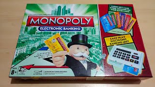 Monopoly Electronic Banking Board Game Unboxing  Shopee Purchase