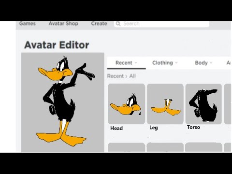 Making Daffy Duck A Roblox Account Youtube - how to duck in roblox computer