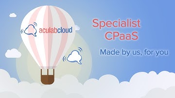 Aculab Cloud - Specialist CPaaS by us, for you.