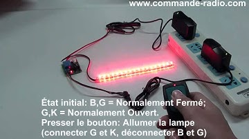 Opération: Contrôler à Distance la Lampe Avec Kit Télécommande Sans Fil 50M Mode Triggering