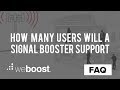 How Many Users Can A Signal Booster Support | weBoost