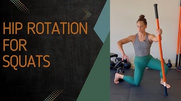 What Does Hip Rotation Have to do with Squats? - how to find & improve hip internal rotation #squat