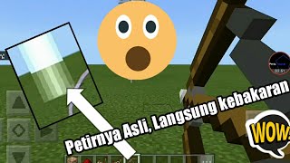 Langsung Ambuladur!!!! Cara membuat Panah petir di MCPE | #MinecraftCommandBlock7