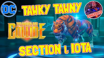 TAWKY TAWNY SECTION ι IOTA DC WORLDS COLLIDE DCWC