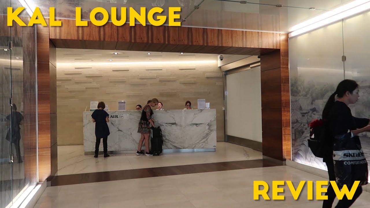 KAL Lounge at LAX REVIEW (Priority Pass) YouTube